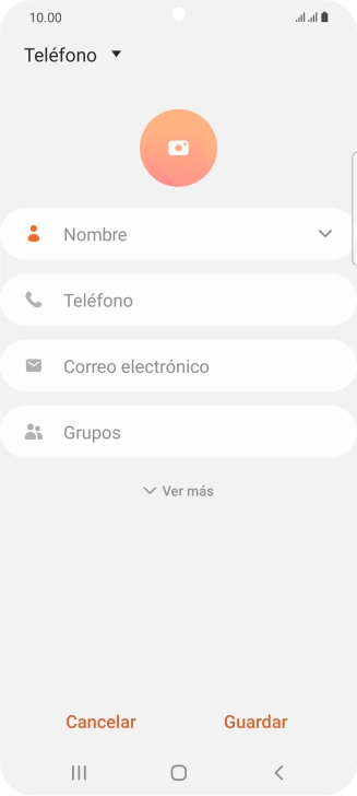 Pulsa la lista desplegable de la guía.