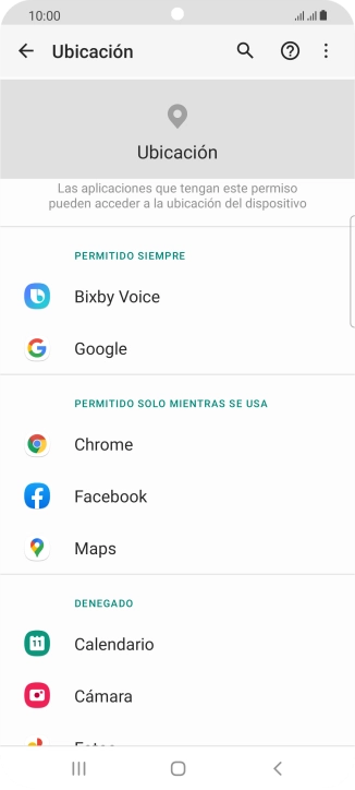 Pulsa la app deseada.