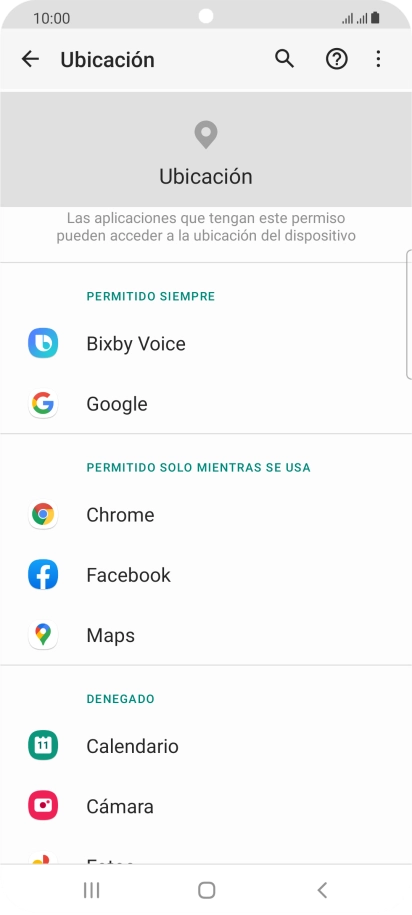 Pulsa la app deseada.