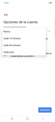 Pulsa el ajuste deseado.