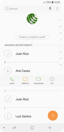 Pulsa Llamar.