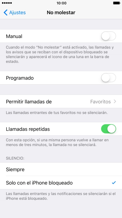 Pulsa el indicador junto a 