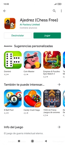 Pulsa la tecla de inicio para terminar y regresar a la pantalla de inicio.