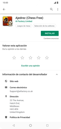 Pulsa la tecla de inicio para terminar y regresar a la pantalla de inicio.