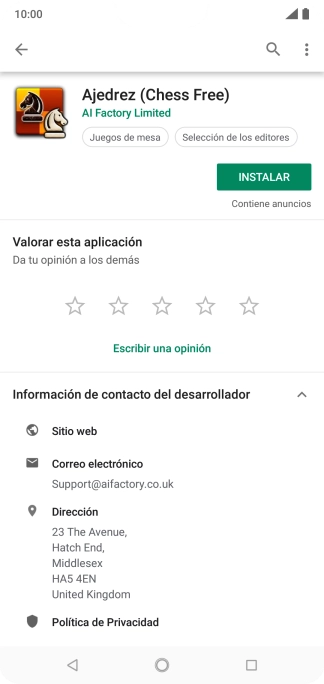 Pulsa la tecla de inicio para terminar y regresar a la pantalla de inicio.