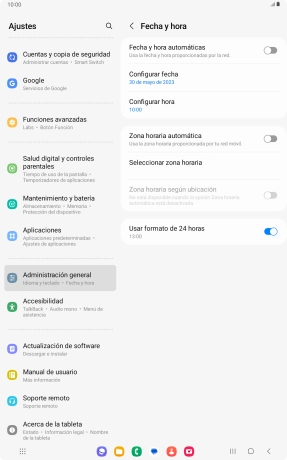 Pulsa el indicador junto a 