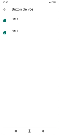 Pulsa la tarjeta SIM deseada.