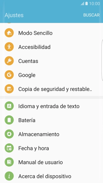 Pulsa Acerca del dispositivo.