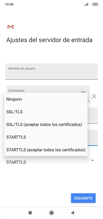Pulsa Ninguno para desactivar la función.