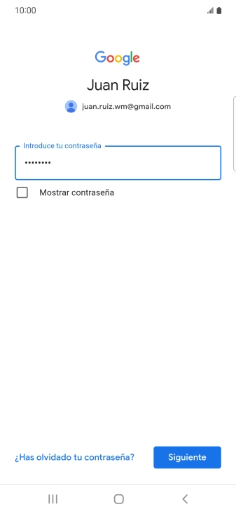Pulsa Siguiente.