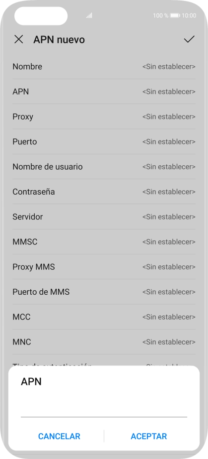 Introduce airtelwap.es y pulsa ACEPTAR.