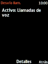 Pulsa colgar para terminar y regresar a la pantalla de inicio.