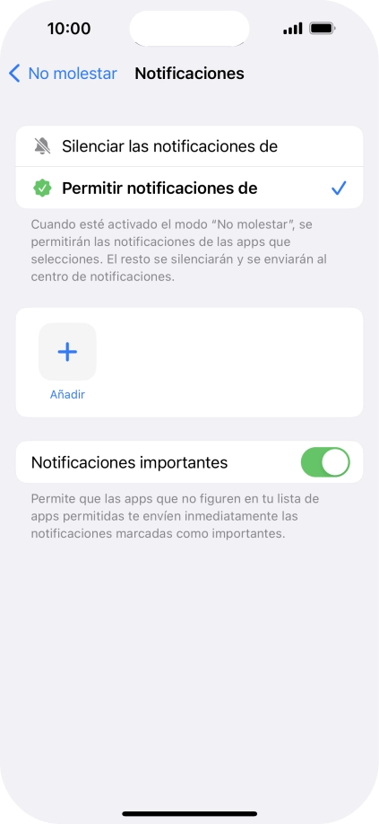 Pulsa el indicador junto a 