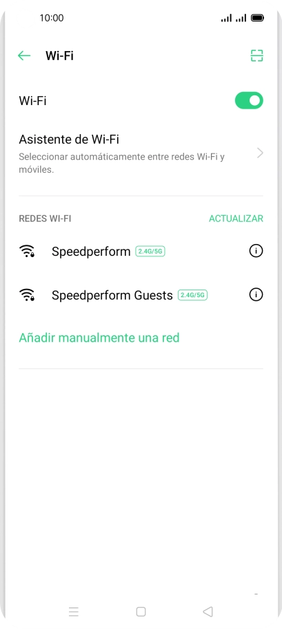 Pulsa la red wifi deseada.