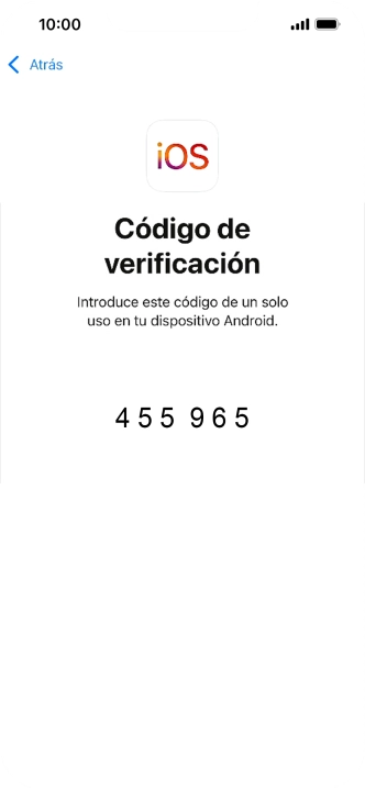 Seguir las indicaciones de la pantalla y de la app 