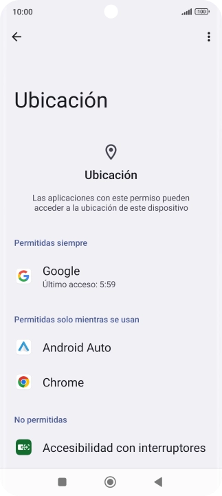 Pulsa la app deseada.