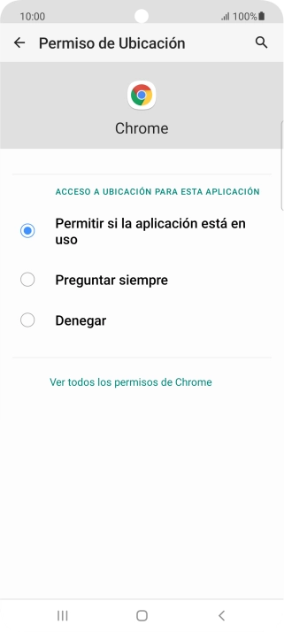 Pulsa el ajuste deseado.