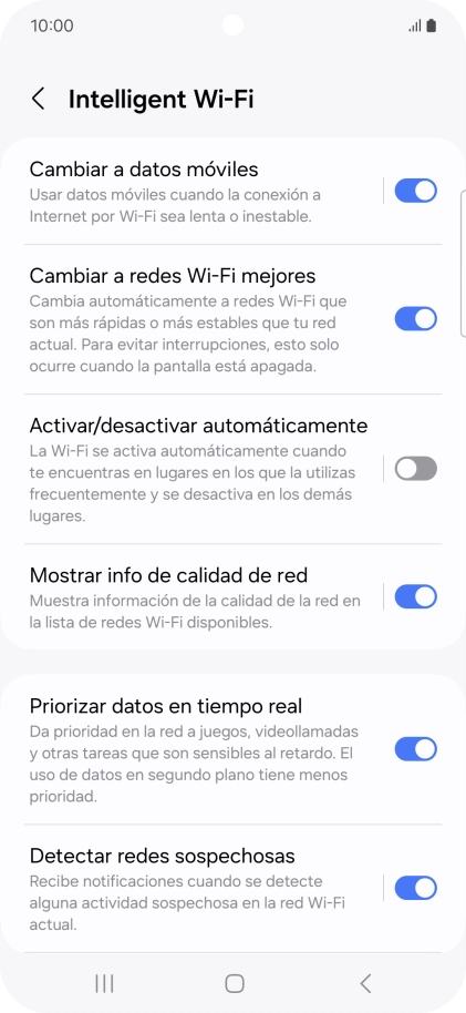 Pulsa el indicador junto a 