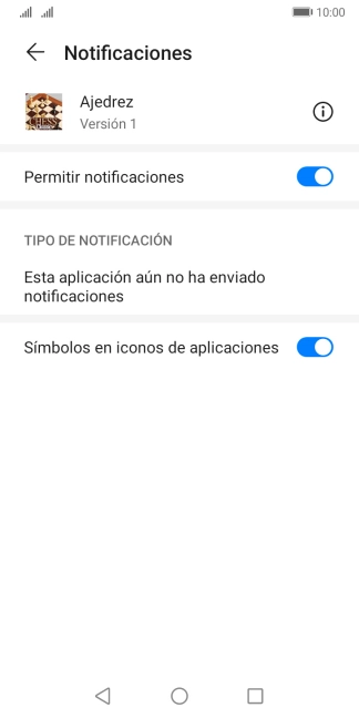 Pulsa el indicador junto a 
