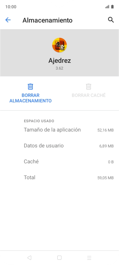 Pulsa la tecla de inicio para terminar y regresar a la pantalla de inicio.