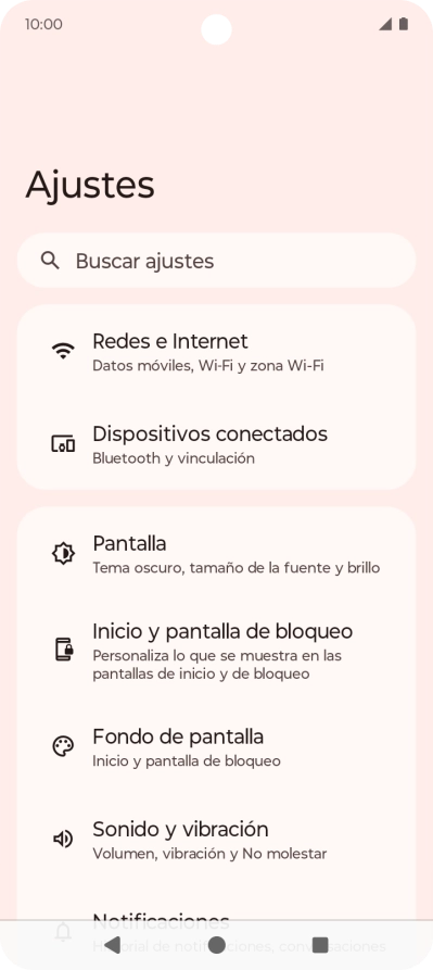 Pulsa Sonido y vibración.