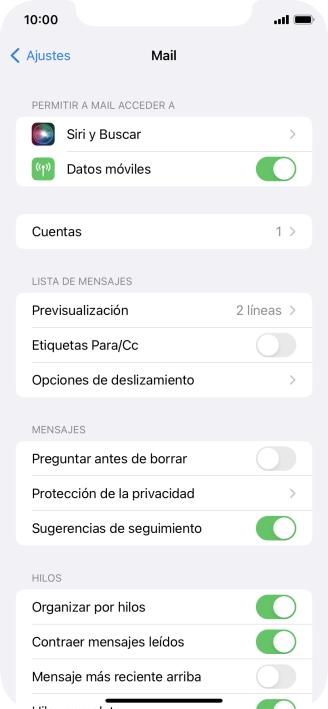 Pulsa Cuentas.