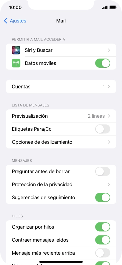 Pulsa Cuentas.