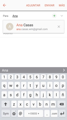 Pulsa el contacto deseado.