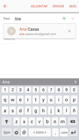 Pulsa el contacto deseado.