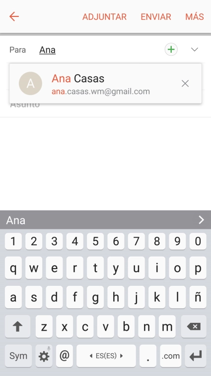 Pulsa el contacto deseado.