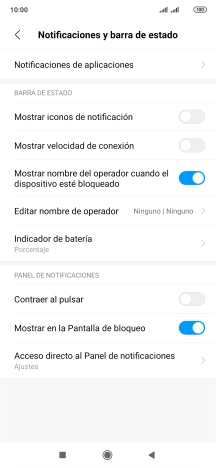 Pulsa Notificaciones de aplicaciones.