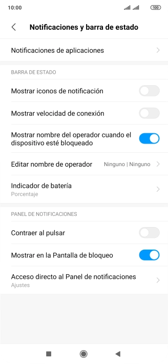 Pulsa Notificaciones de aplicaciones.