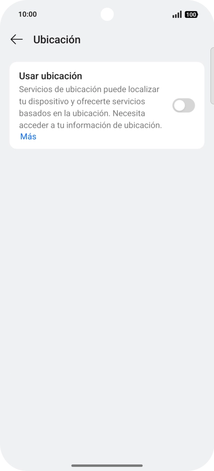 Pulsa el indicador bajo 