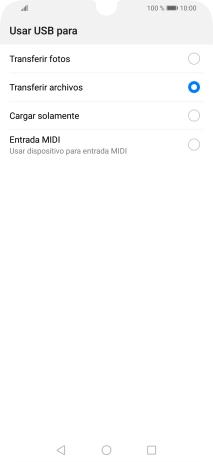 Pulsa Transferir archivos.