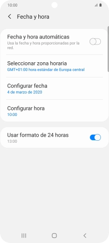 Pulsa el indicador junto a 