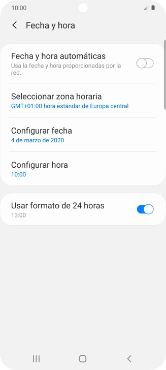 Pulsa el indicador junto a 
