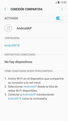 Pulsa la tecla de inicio para terminar y regresar a la pantalla de inicio.