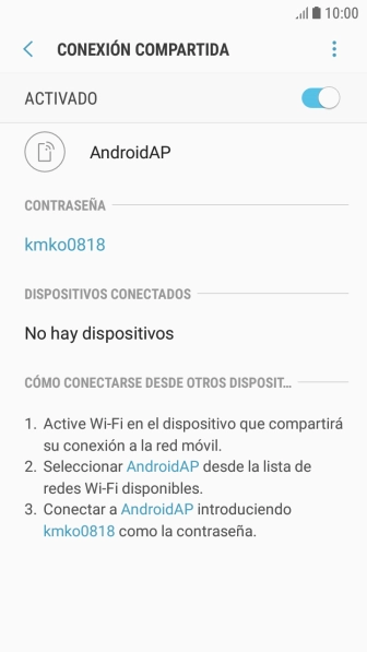 Pulsa la tecla de inicio para terminar y regresar a la pantalla de inicio.