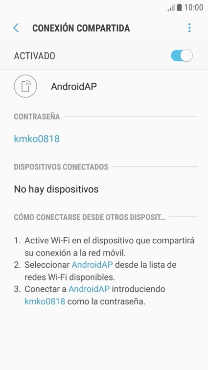 Pulsa la tecla de inicio para terminar y regresar a la pantalla de inicio.