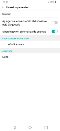 Pulsa Añadir cuenta.