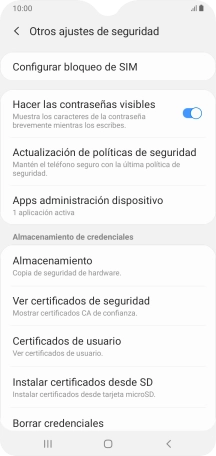 Pulsa Configurar bloqueo de SIM.
