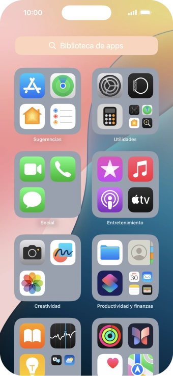 Pulsa la app deseada.