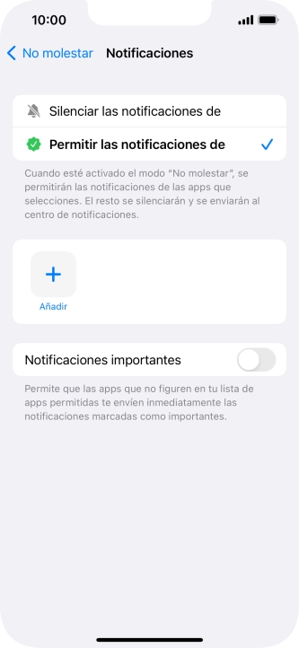 Pulsa el indicador junto a 
