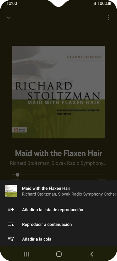 Pulsa Añadir a la lista de reproducción.