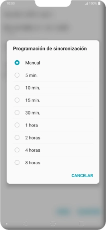 Pulsa el ajuste deseado.