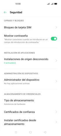 Pulsa Bloqueo de tarjeta SIM.