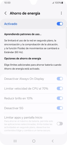 Pulsa la tecla de inicio para terminar y regresar a la pantalla de inicio.