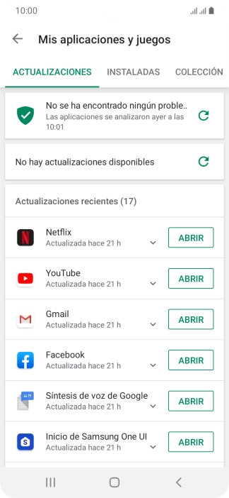 Pulsa INSTALADAS.