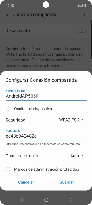 Pulsa en el campo bajo 