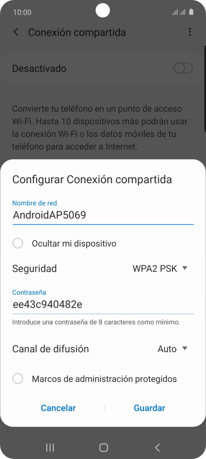 Pulsa en el campo bajo 